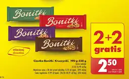 Biedronka Ciastka biedroneczki w czekoladzie deserowej Bonitki oferta