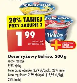 Biedronka Ryż na mleku waniliowy Zott Belriso oferta