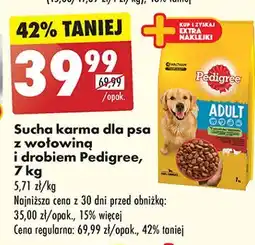 Biedronka Karma dla psa z wołowiną Pedigree Vital oferta