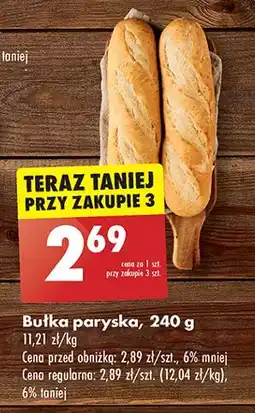 Biedronka Bułka paryska oferta
