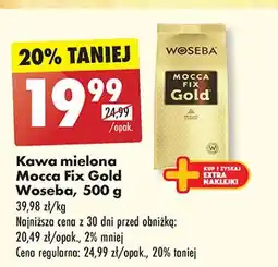 Biedronka Kawa Woseba Mocca Fix Gold oferta