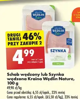 Biedronka Schab wędzony Kraina Wędlin Nature oferta