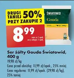 Biedronka Ser gouda Światowid oferta