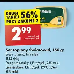 Biedronka Ser topiony emmentaler Światowid oferta