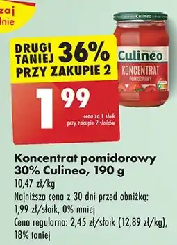 Biedronka Koncentrat pomidorowy 30% Culineo oferta