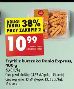 Biedronka Frytki z kurczaka Danie Express oferta