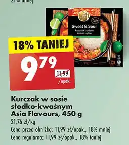 Biedronka Kurczak w sosie słodko-kwaśnym Asia Flavours oferta