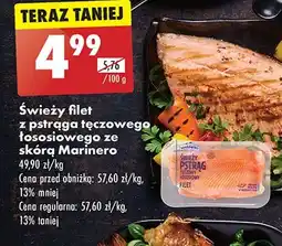 Biedronka Pstrąg tęczowo-łososiowy filet Marinero oferta