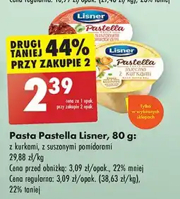 Biedronka Pasta jajeczna z kurkami Lisner Pastella oferta