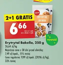 Biedronka Erytrytol Bakello oferta