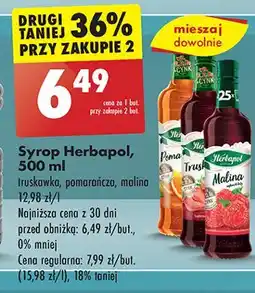 Biedronka Syrop malinowy Herbapol oferta