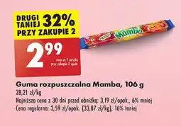 Biedronka Guma rozpuszczalna wieloowocowa Mamba oferta