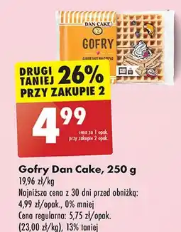 Biedronka Gofry Dan Cake oferta