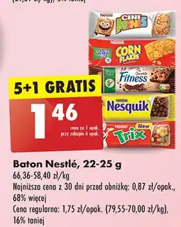 Biedronka Baton chocolate Fitness (Nestle) oferta