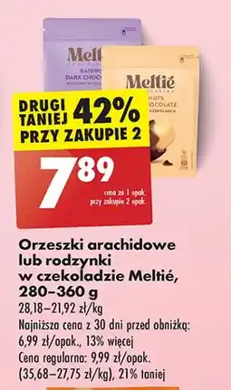 Biedronka Orzeszki arachidowe w czekoladzie Meltie oferta