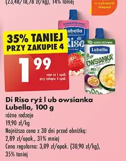 Biedronka Deser truskawka & ryż Lubella Di Riso oferta