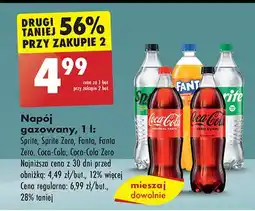 Biedronka Napój pomarańczowy Fanta Zero oferta