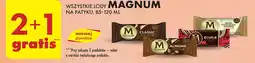 Biedronka Lód white chocolate almond Algida Magnum oferta