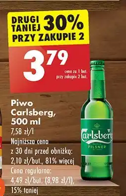 Biedronka Piwo Carlsberg oferta
