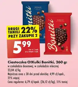 Biedronka Kulki w czekoladzie mlecznej Bonitki oferta