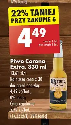 Biedronka Piwo Corona Extra oferta