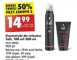 Biedronka Pianka do włosów Taft Power Mousse oferta