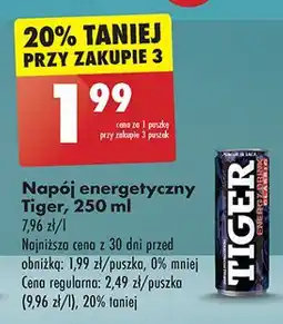 Biedronka Napój classic Tiger Energy Drink oferta
