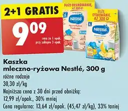 Biedronka Kaszka mleczno-ryżowa banan Nestle oferta