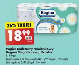 Biedronka Papier toaletowy rumiankowy Regina oferta