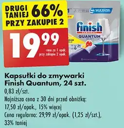 Biedronka Tabletki do zmywarki lemon Finish Quantum oferta