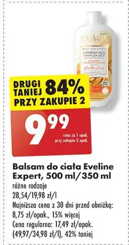 Biedronka Balsam do ciała ujędrniająco-nawilżający 3w1 Eveline Argan Oil oferta