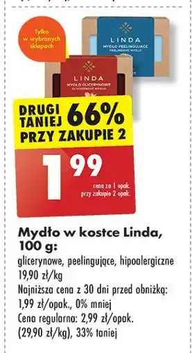 Biedronka Mydło glicerynowe owocowo-kwiatowe Linda oferta
