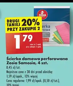 Biedronka Ściereczki domowe perforowane Zosia Samosia oferta