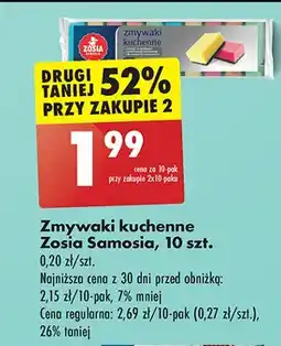 Biedronka Zmywak kuchenny Zosia Samosia oferta