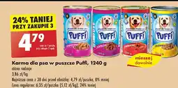 Biedronka Karma dla psa z cielęciną Puffi oferta
