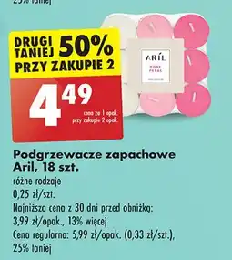 Biedronka Podgrzewacze zapachowe świeże róże Aril oferta