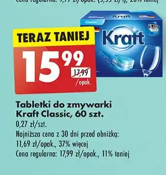 Biedronka Tabletki do zmywarek Kraft Classic oferta