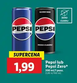 Lidl Napój Pepsi oferta