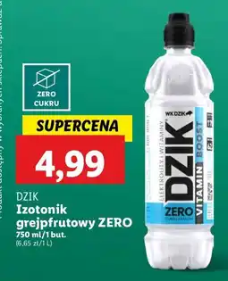 Lidl Napój grejpfrutowy zero Wk Dzik oferta