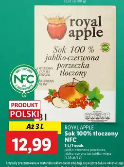Lidl Sok jabłko-mięta Royal Apple oferta