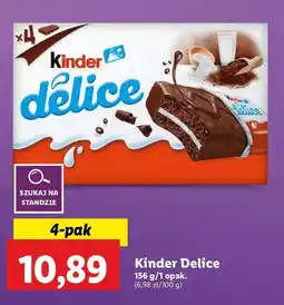 Lidl Baton kakaowy Kinder Delice oferta