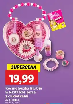 Lidl Kosmetyczka serduszko ze słodyczami Barbie oferta