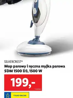 Lidl Mop parowy 1500 w Silvercrest oferta