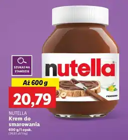 Lidl Krem czekoladowo-orzechowy Nutella oferta