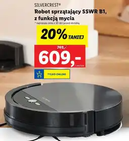 Lidl Robot sprzątający sswr b1 Silvercrest oferta