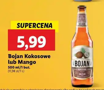 Lidl Piwo Bojan Mango oferta