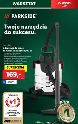 Lidl Odkurzacz do pracy na mokro i sucho 1300w Parkside oferta