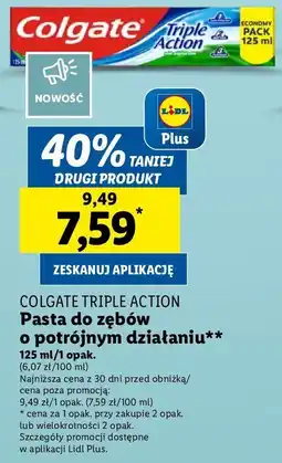 Pasta do zębow Colgate Triple Action