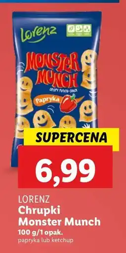 Lidl Chrupki paprykowe Lorenz Monster Munch oferta