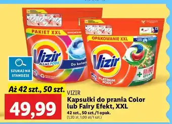 Lidl Kapsułki do prania kolorów Vizir All In One Pods oferta